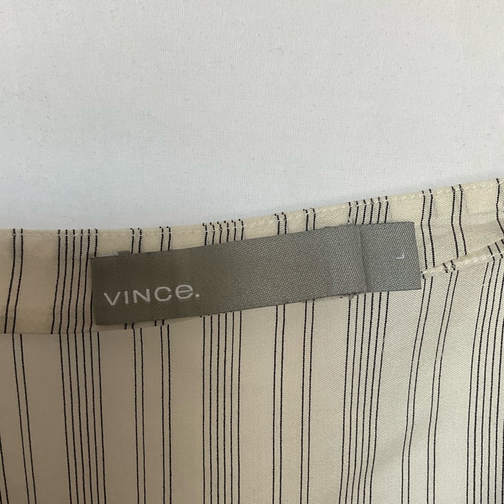 Vince Cream Fitted Asymmetrical Camisole - Picture 6 of 7